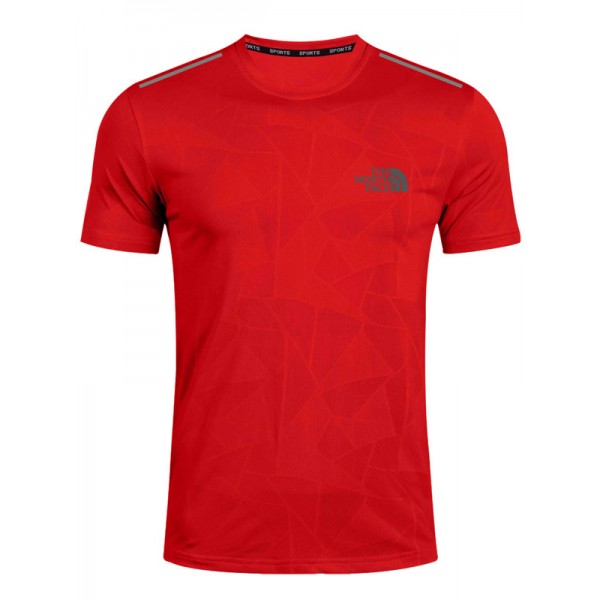 Noth fce training jersey sportswear running uniform men's soccer shirt football casual short sleeve red sport t-shirt 2023-2024